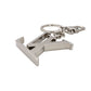 LOUIS VUITTON Port-Clé Initials M01192 Silver LV Logo Charm Key Charm 7-11-205