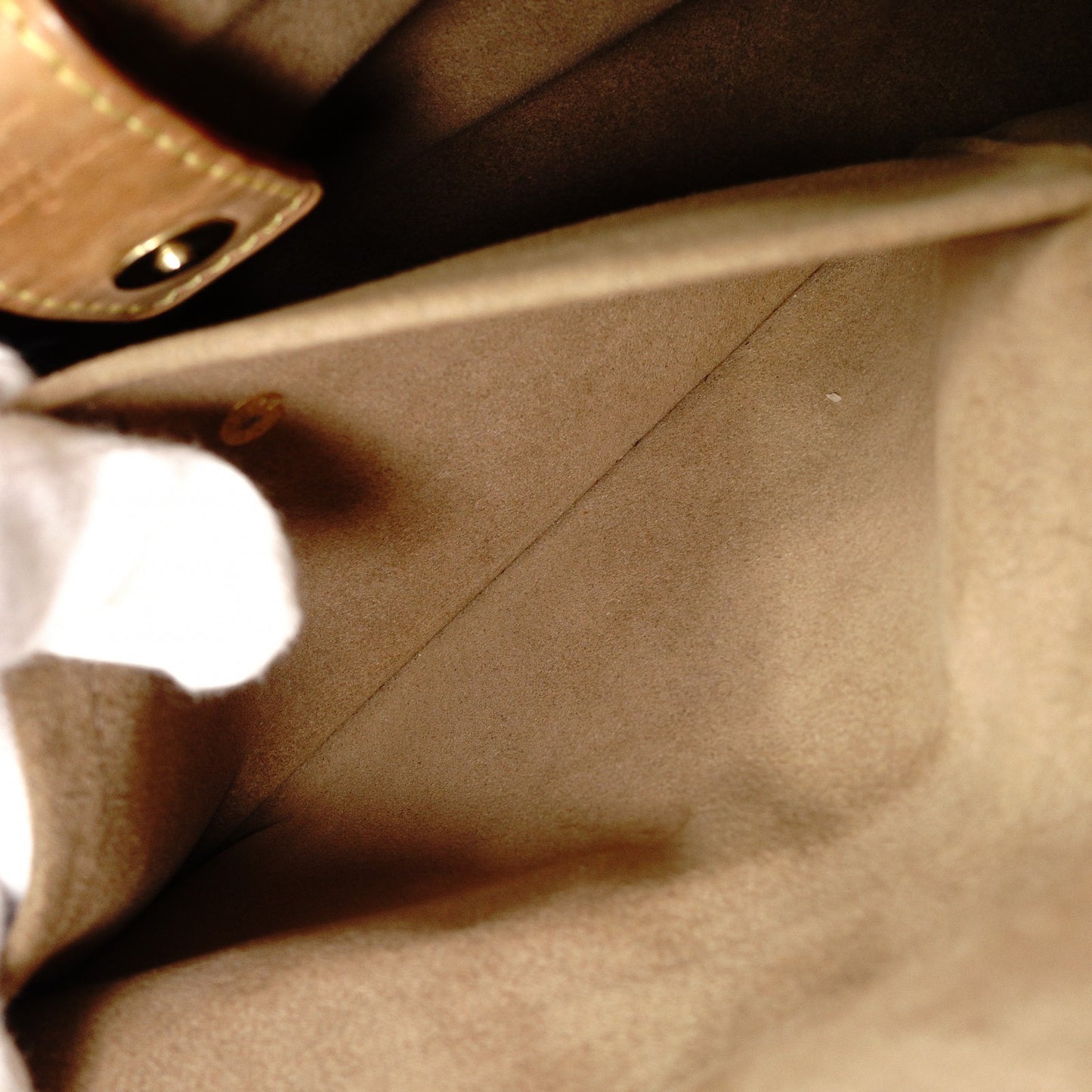 LOUIS VUITTON Judy Monogram Multicolor Handbag, PVC/Leather, Black