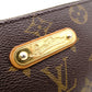 LOUIS VUITTON Eva Monogram Canvas Shoulder Bag, PVC/Leather, Brown, Crossbody