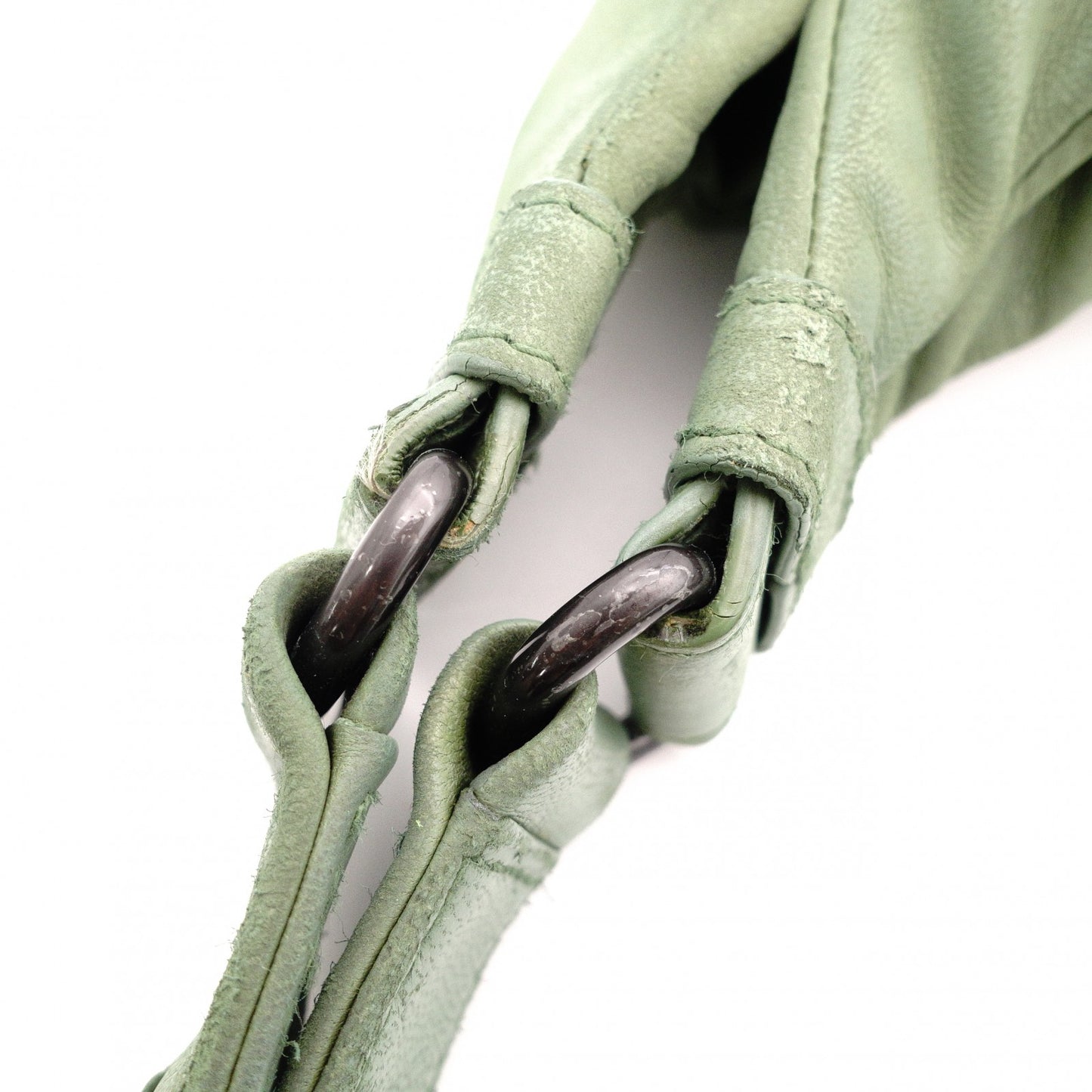 BOTTEGAVENETA Intrecciato Shoulder Bag, Leather, Green