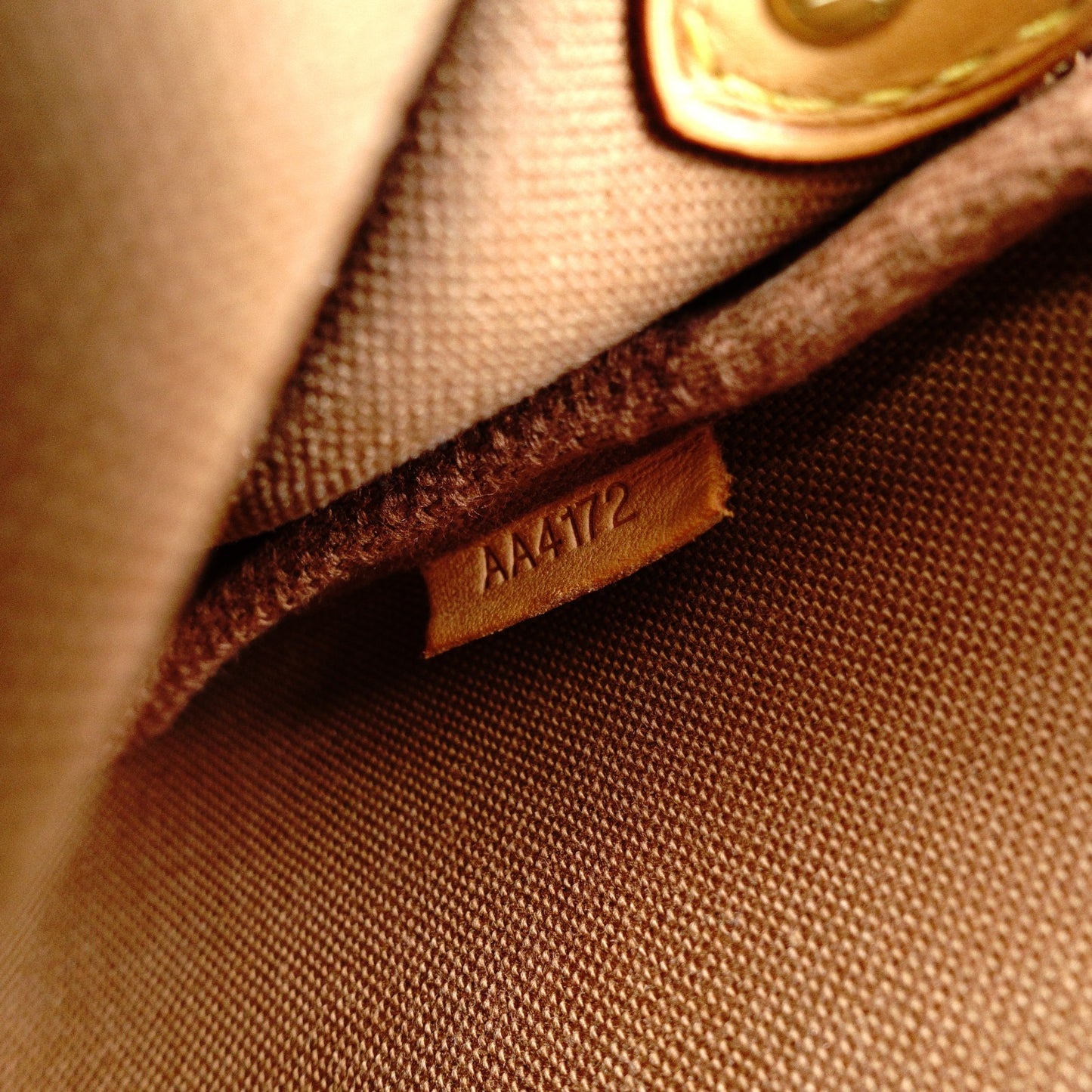 LOUIS VUITTON Eva Monogram Canvas Shoulder Bag, PVC/Leather, Brown, Crossbody