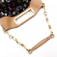 LOUIS VUITTON Judy Monogram Multicolor Handbag, PVC/Leather, Black