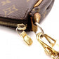 LOUIS VUITTON Eva Monogram Canvas Shoulder Bag, PVC/Leather, Brown, Crossbody