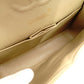 CHANEL Matelassé Double Flap Chain Shoulder Bag Lambskin Beige Leather Gold Hardware 7-12-098