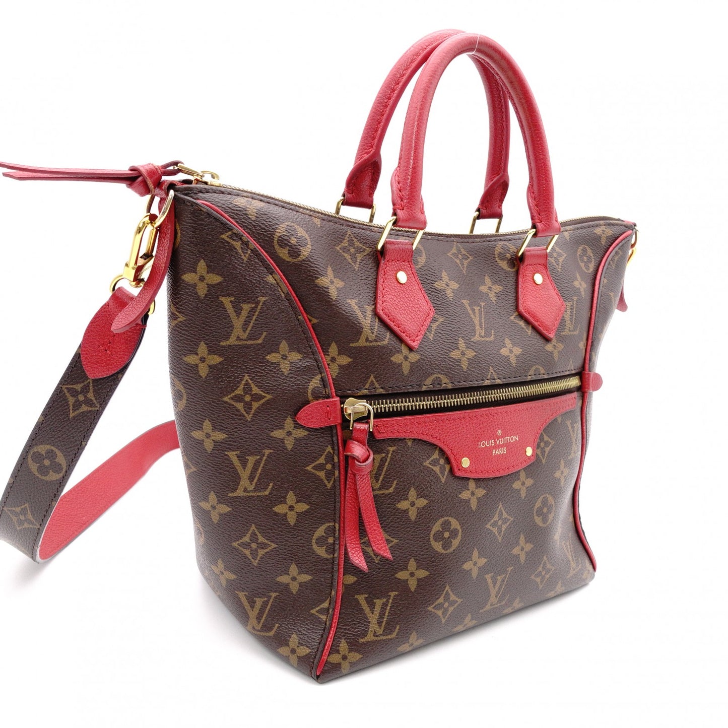 LOUIS VUITTON Tournel PM Monogram Canvas Handbag, Brown