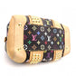 LOUIS VUITTON Courtney MM Monogram Multicolor Handbag, PVC/Leather, Black, Shoulder Bag