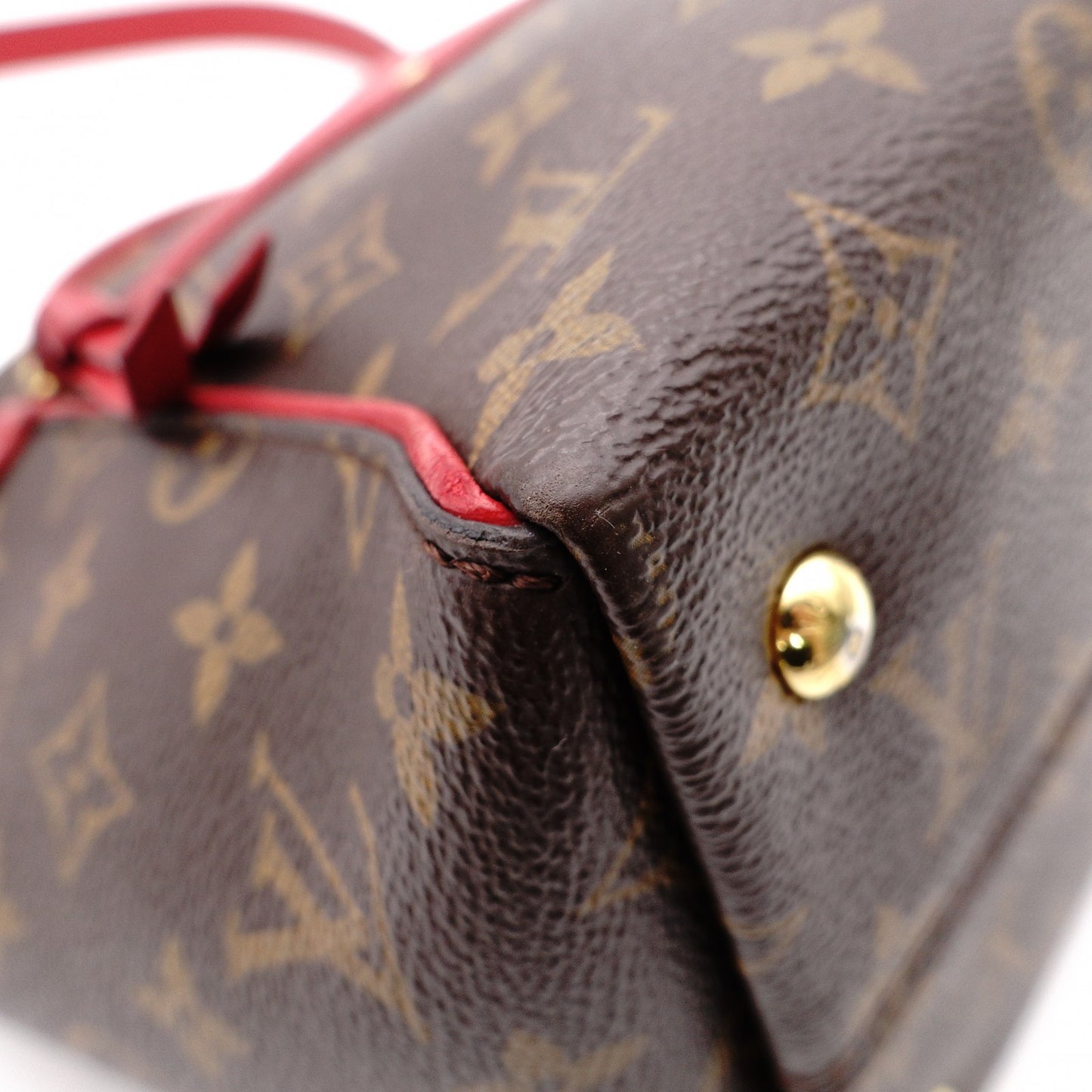 LOUIS VUITTON Tournel PM Monogram Canvas Handbag, Brown