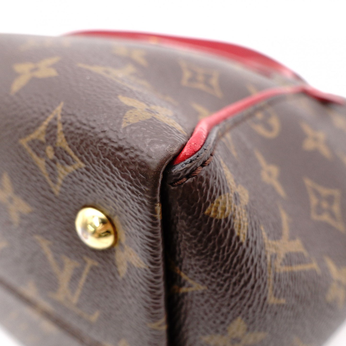 LOUIS VUITTON Tournel PM Monogram Canvas Handbag, Brown