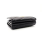 Saint Laurent YSL Cassandra Tiny Wallet Black Leather Black Mini Wallet Foldable Wallet Tri-Fold 7-12-602