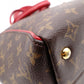 LOUIS VUITTON Tournel PM Monogram Canvas Handbag, Brown