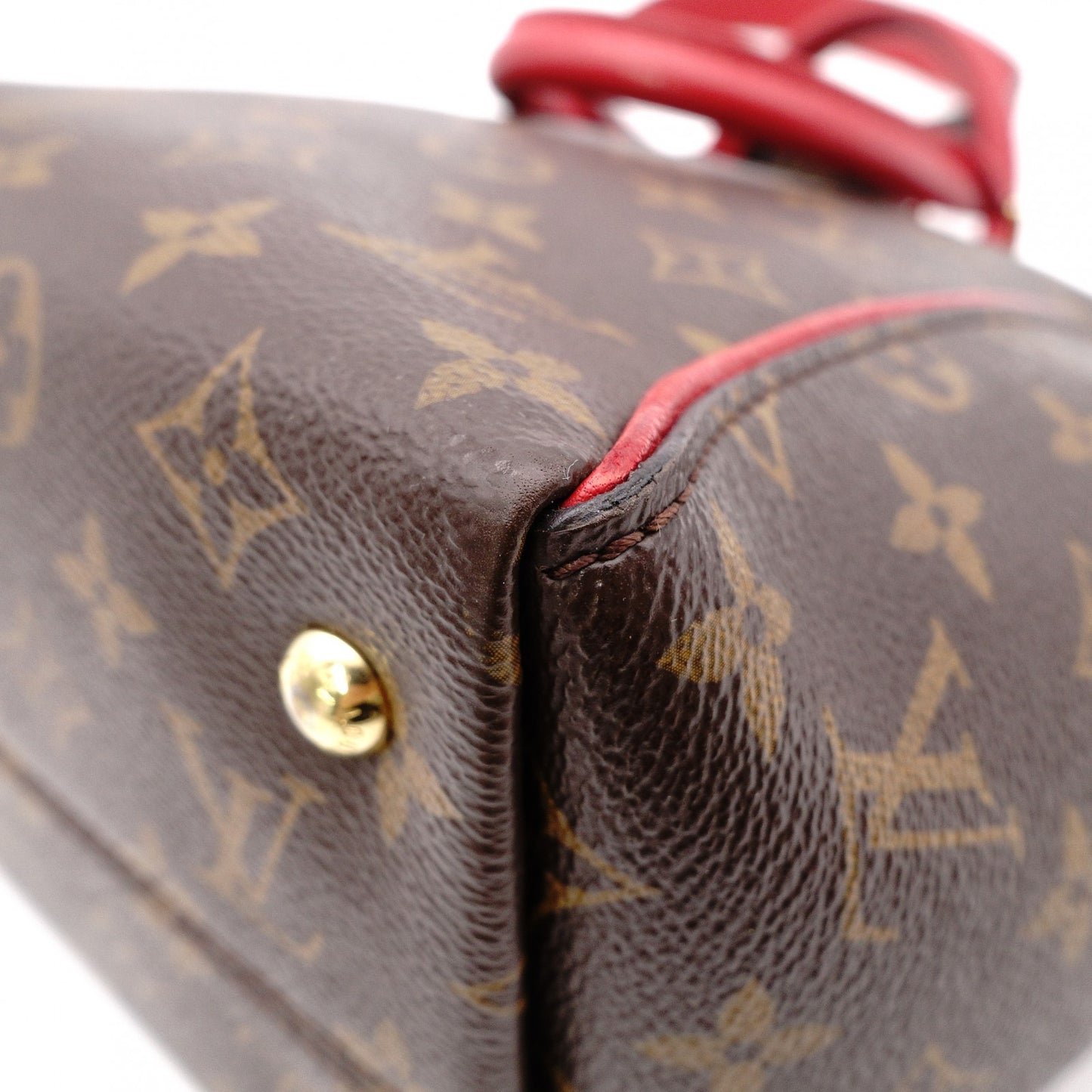 LOUIS VUITTON Tournel PM Monogram Canvas Handbag, Brown