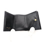Saint Laurent YSL Cassandra Tiny Wallet Black Leather Black Mini Wallet Foldable Wallet Tri-Fold 7-12-602