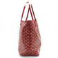 GOYARD Saint-Louis PM Tote Bag Red PVC Leather