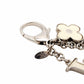LOUIS VUITTON Bijou Sac Fleur d'Épi Bag Charm M65085 Off-White Silver 7-12-709