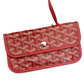 GOYARD Saint-Louis PM Tote Bag Red PVC Leather