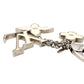 LOUIS VUITTON Bijou Sac Fleur d'Épi Bag Charm M65085 Off-White Silver 7-12-709