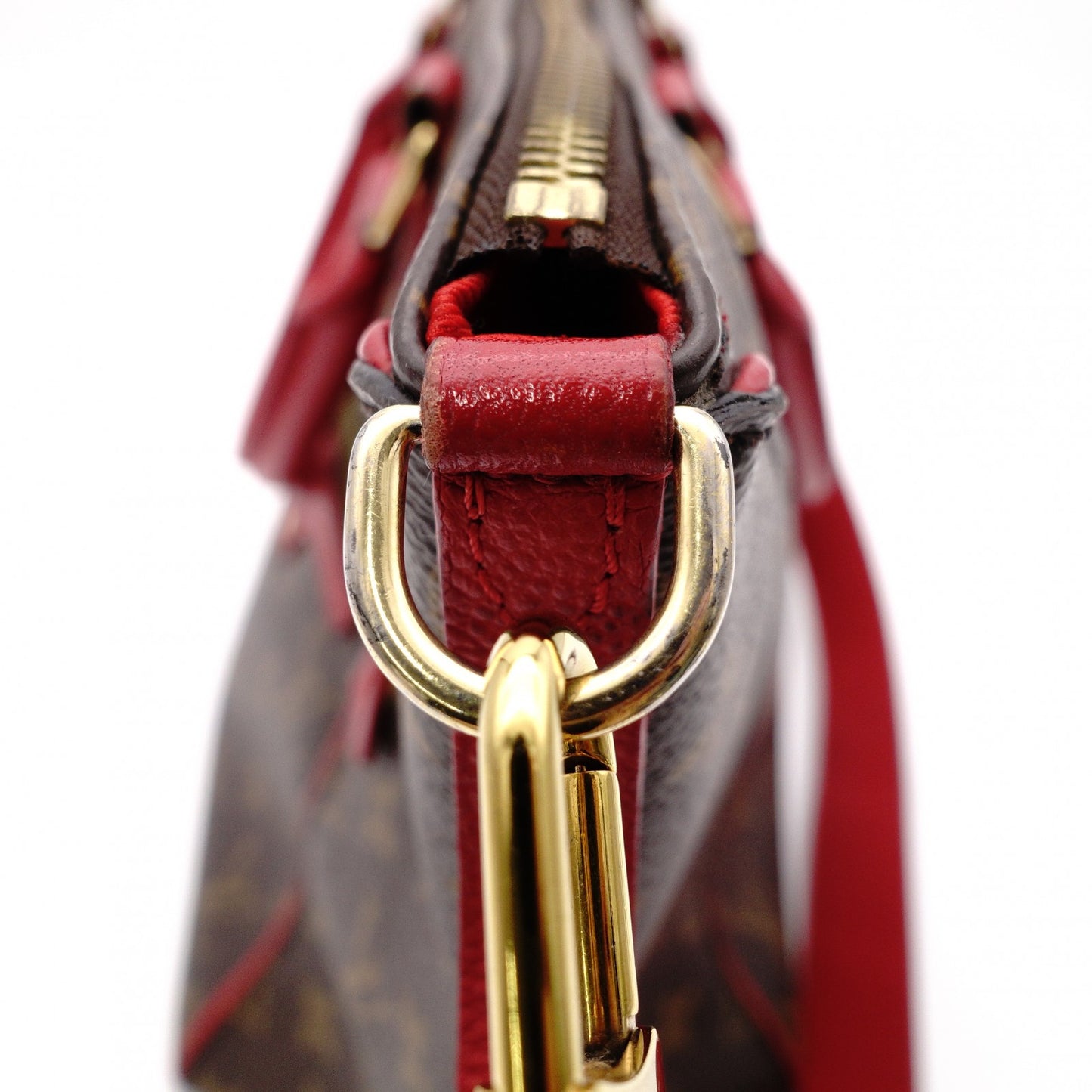 LOUIS VUITTON Tournel PM Monogram Canvas Handbag, Brown