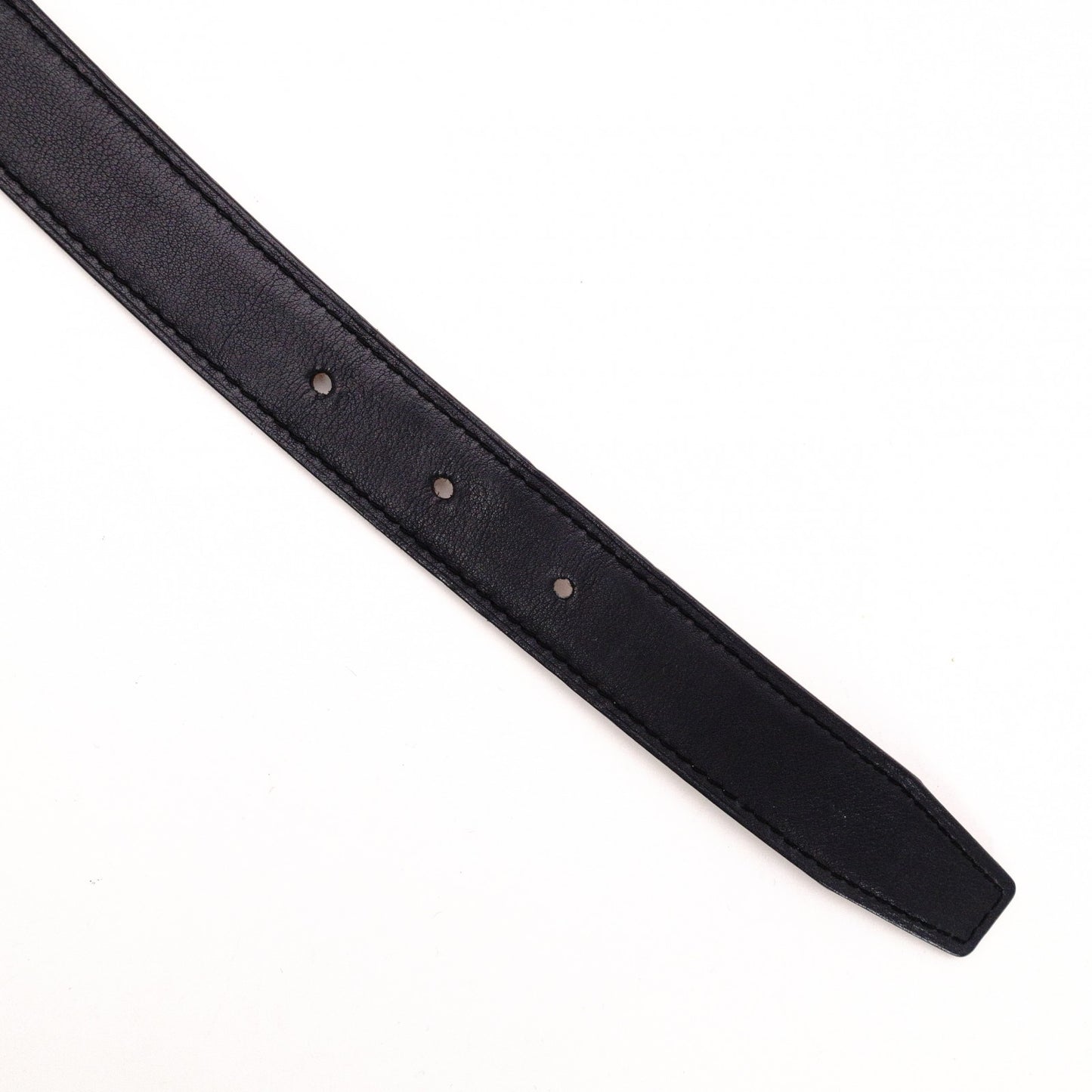 HERMES Constance Belt, Leather, Navy, Gold Hardware, X-Stamped