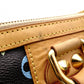 LOUIS VUITTON Courtney MM Monogram Multicolor Handbag, PVC/Leather, Black, Shoulder Bag