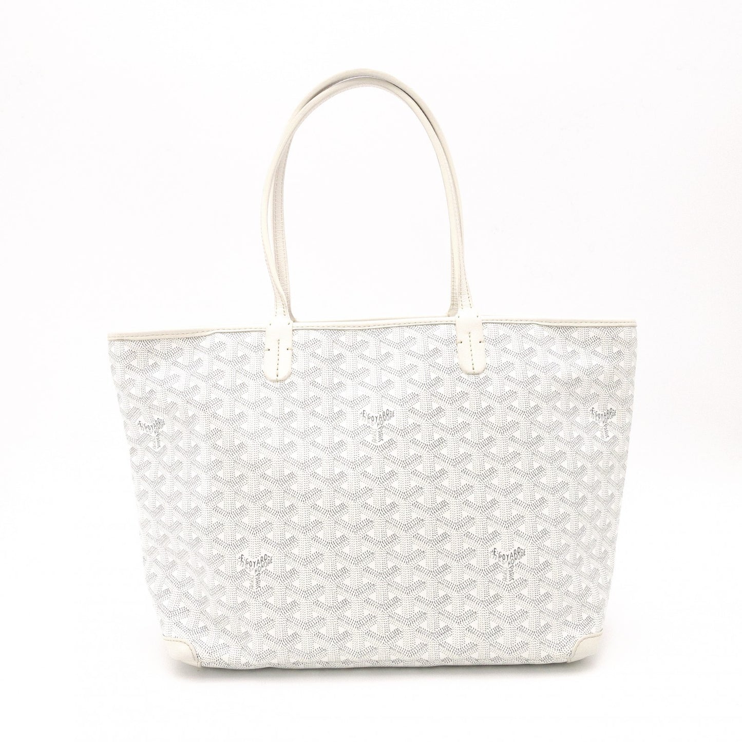 GOYARD Artois PM Tote Bag / PVC / Leather / White / Shoulder Bag / Business / Work / A4