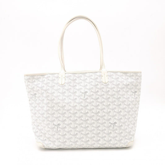 GOYARD Artois PM Tote Bag / PVC / Leather / White / Shoulder Bag / Business / Work / A4