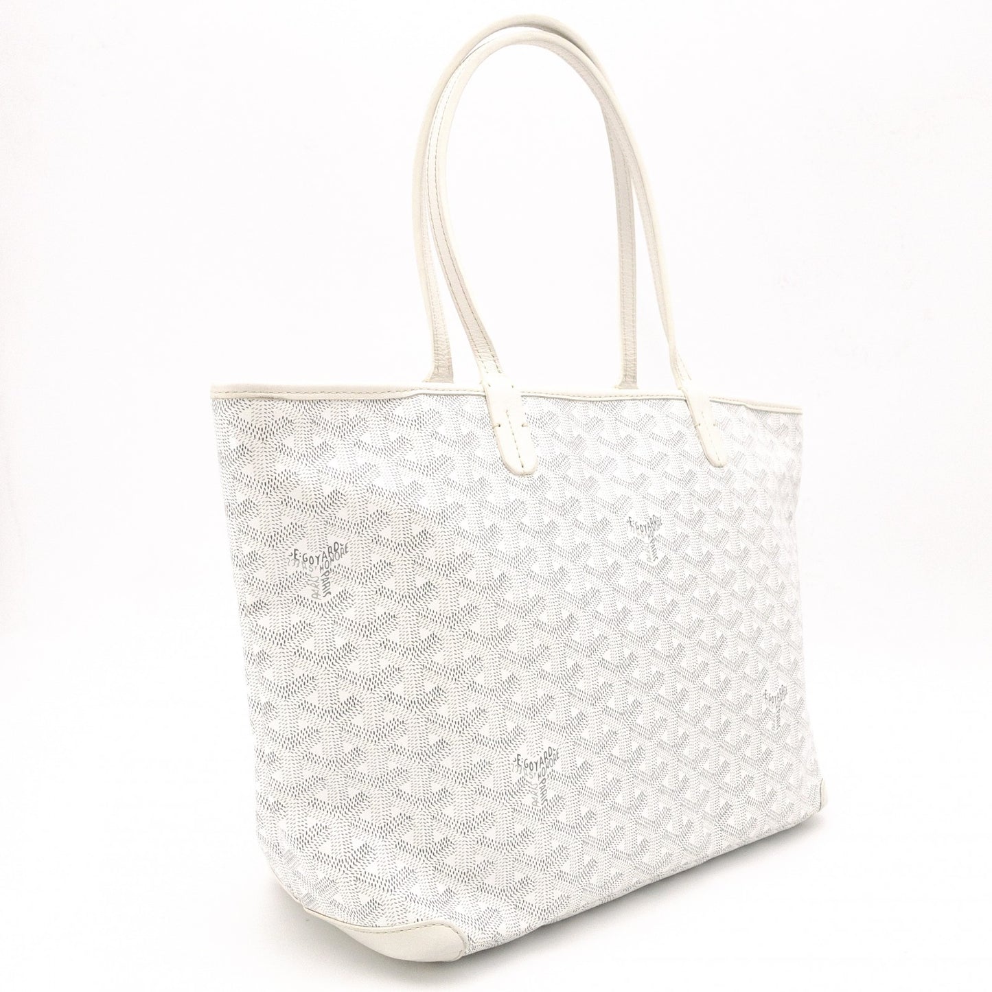 GOYARD Artois PM Tote Bag / PVC / Leather / White / Shoulder Bag / Business / Work / A4