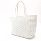 GOYARD Artois PM Tote Bag / PVC / Leather / White / Shoulder Bag / Business / Work / A4