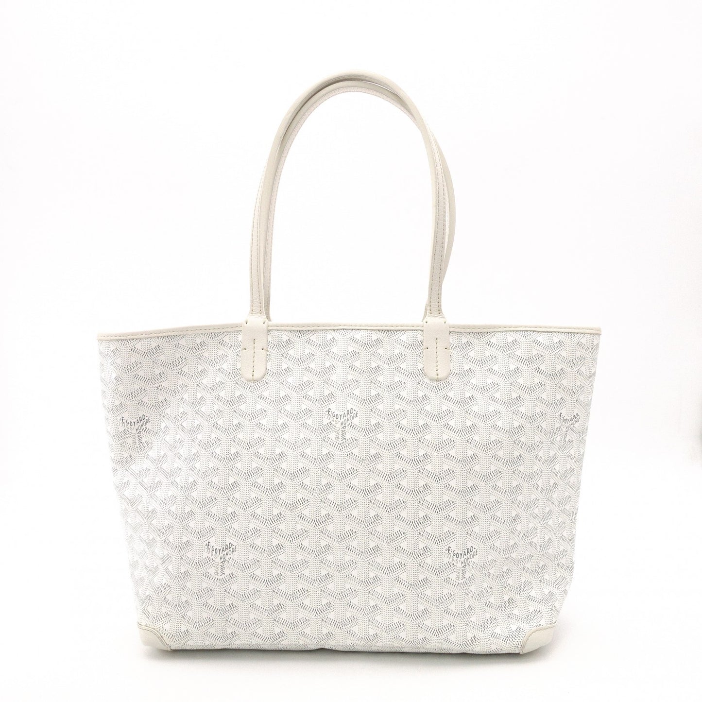 GOYARD Artois PM Tote Bag / PVC / Leather / White / Shoulder Bag / Business / Work / A4