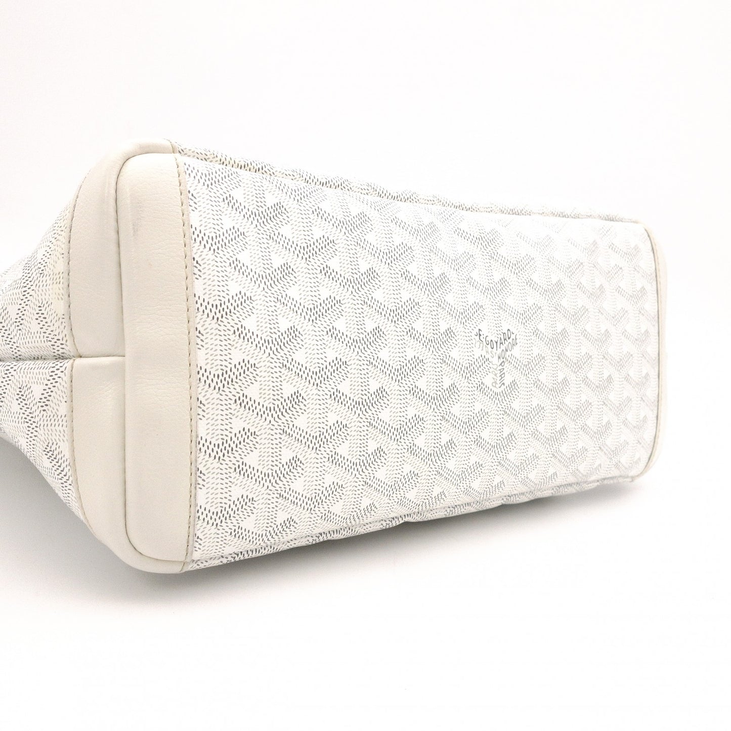 GOYARD Artois PM Tote Bag / PVC / Leather / White / Shoulder Bag / Business / Work / A4