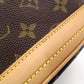 LOUIS VUITTON Petit Baguette PM Monogram Canvas Handbag, PVC/Leather, Brown