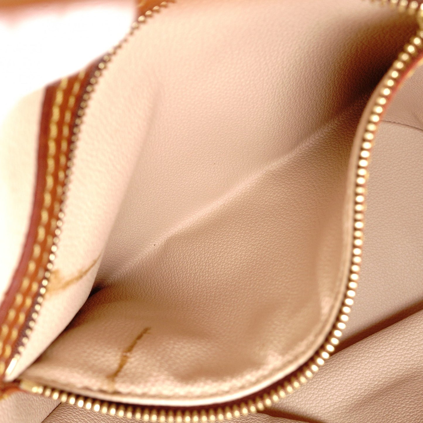 LOUIS VUITTON Petit Baguette PM Monogram Canvas Handbag, PVC/Leather, Brown