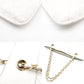 CHANEL Matelassé Chain Shoulder Bag Lambskin White Leather White Crossbody 7-8-760
