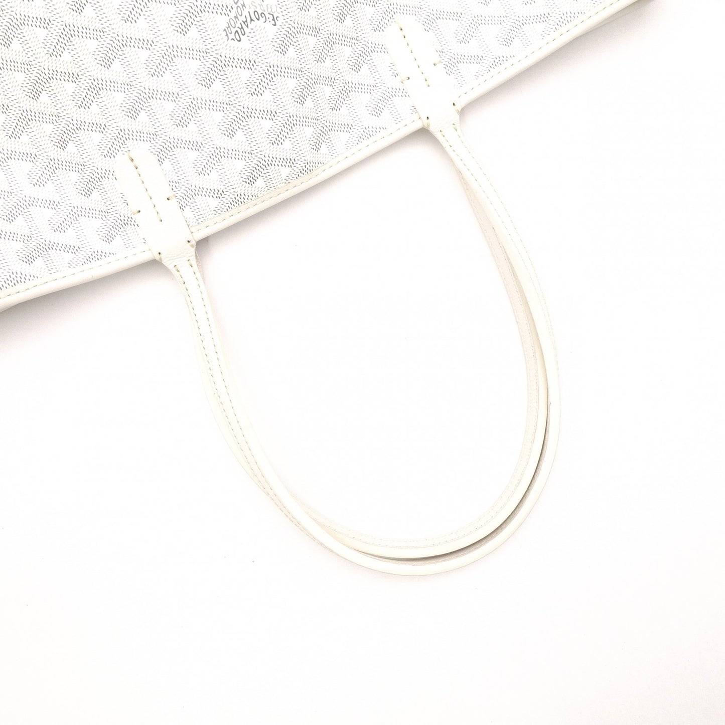 GOYARD Artois PM Tote Bag / PVC / Leather / White / Shoulder Bag / Business / Work / A4