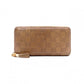 GUCCI Shima Long Wallet, Leather, Brown, Tassel, GG Logo