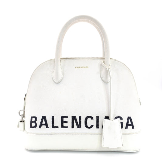 BALENCIAGA Handbag Ville Top Handle Handbag White