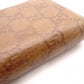 GUCCI Shima Long Wallet, Leather, Brown, Tassel, GG Logo