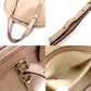 GUCCI Micro Gucci Sima Handbag Pink Beige Patent Leather 2-Way Shoulder Leather 7-12-457