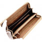 GUCCI Shima Long Wallet, Leather, Brown, Tassel, GG Logo