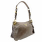 PRADA One Shoulder Bag Brown Leather Gold Hardware Brown Charm 7-12-963