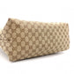 GUCCI Jolly GG Canvas Tote Bag, Canvas/Leather, Beige