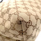 GUCCI Jolly GG Canvas Tote Bag, Canvas/Leather, Beige
