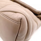 SAINT LAURENT Lulu Puffer Leather Chain Shoulder Bag, Leather, Beige, Crossbody, Gold Hardware