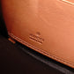 GUCCI GG Canvas Long Wallet, Leather, Brown Canvas, Heart Motif, Gold Hardware