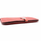 HERMES Dogon GM Long Wallet Leather Red Silver Hardware Wallet □Q Stamped Wallet 7-12-0660