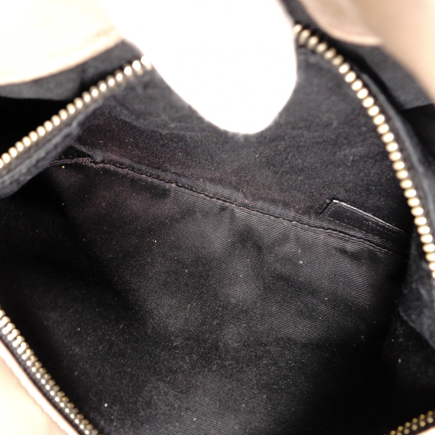 SAINT LAURENT Lulu Puffer Leather Chain Shoulder Bag, Leather, Beige, Crossbody, Gold Hardware