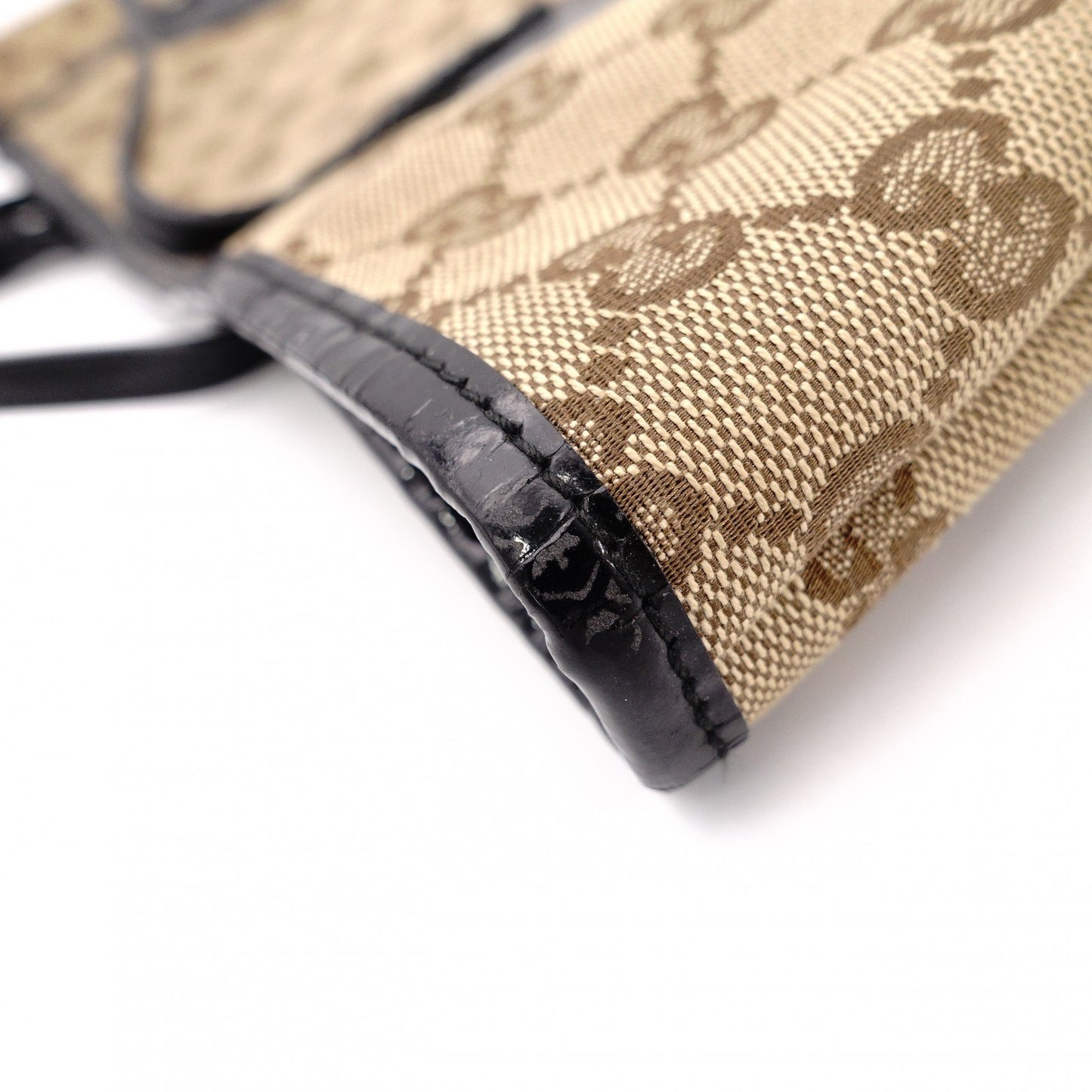 GUCCI Jolly GG Canvas Tote Bag, Canvas/Leather, Beige