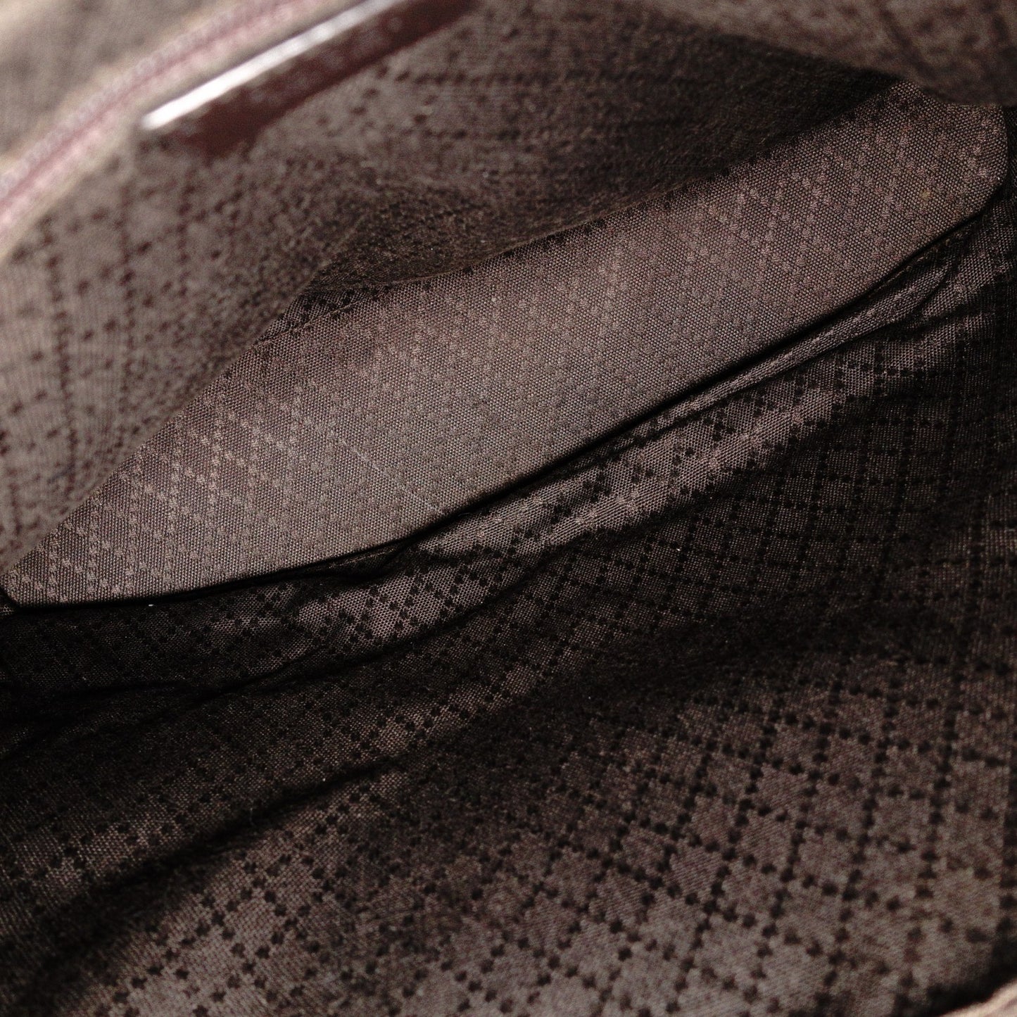 GUCCI Bamboo Handbag, Canvas, Brown