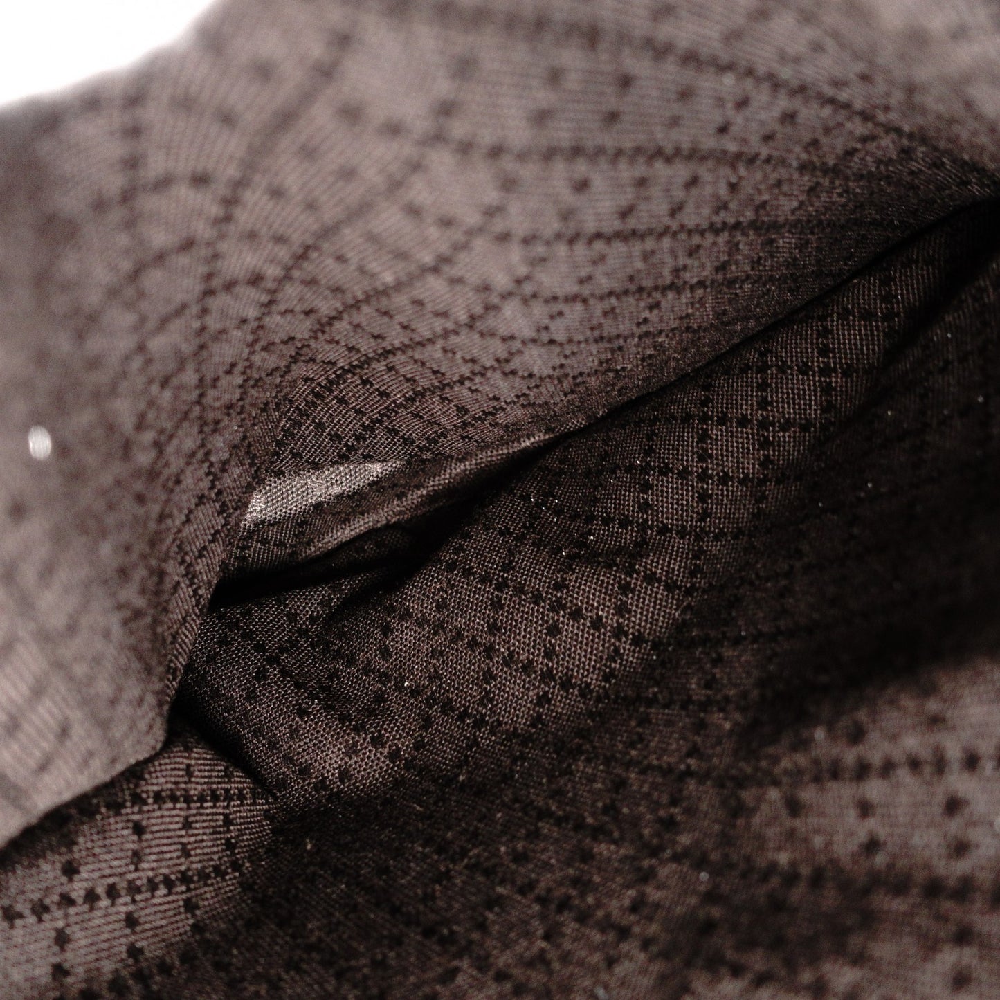 GUCCI Bamboo Handbag, Canvas, Brown