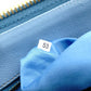 Miu Miu Madras Handbag, Leather, Blue, 2-Way Shoulder Bag, Gold Hardware