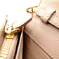 PRADA Saffiano Wallet Chain, Leather, Beige, Long Wallet, Shoulder Bag, Gold Hardware